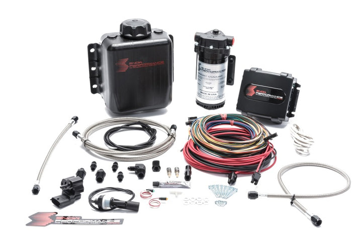 Snow Performance Stg 4 Boost Cooler Platinum Water Injection Kit (w/SS Braid Line and 4AN Fitting)