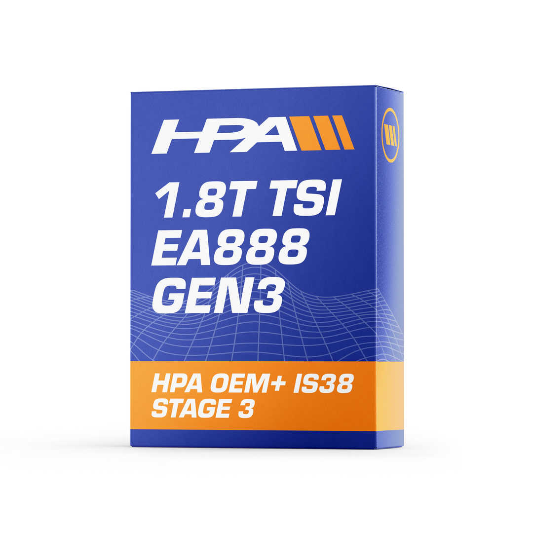 HPA VW & Audi 1.8T TSI EA888 Gen 3 (IS12) - ECU Tune (MK7 Golf, B8 Passat, Audi A3 8V)