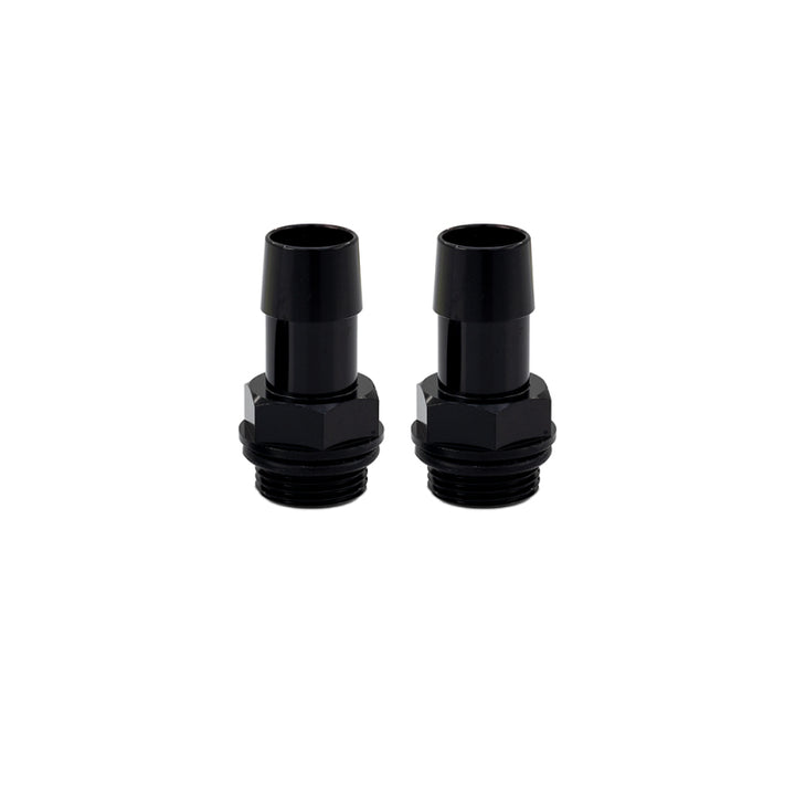 Mishimoto 2pcs. M20x1.5 5/8in Aluminum Catch Can Fittings - Black