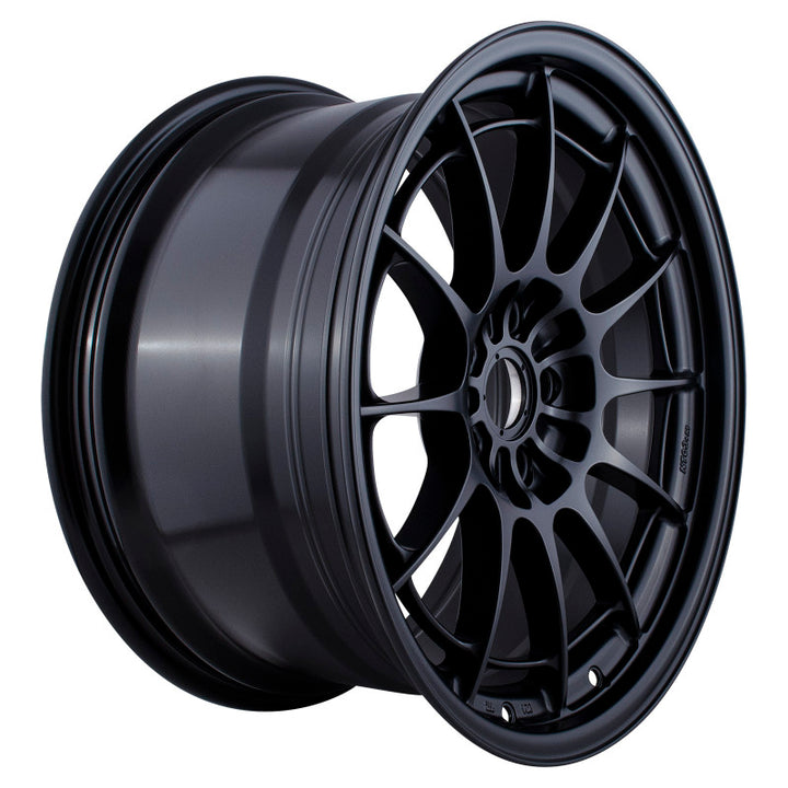 Enkei NT03+M 18x9.5 5x114.3 40mm Offset 72.6mm Bore Black Wheel G35/350Z *MOQ 40 Wheels*