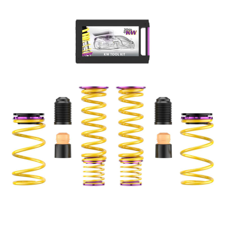 KW 2020+ Chevrolet Corvette C8 (w/ Electronic Dampers & OE Noselift) Height Adjustable Spring Kit