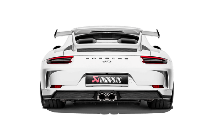 Akrapovic 2018 Porsche 911 GT3 (991.2) Slip-On Race Line (Titanium) w/Titanium Tail Pipe Set