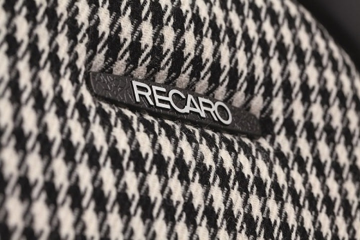 Recaro Classic LX Seat - Black Leather/Pepita Fabric