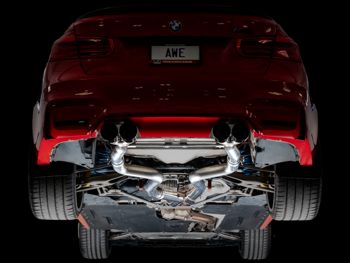 AWE Tuning BMW F8X M3/M4 SwitchPath Catback Exhaust - Diamond Black Tips