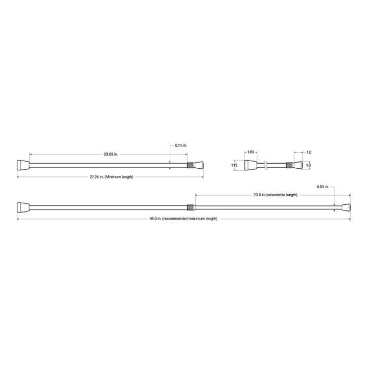 Seibon Universal Carbon Fiber Hood/Truck Prop