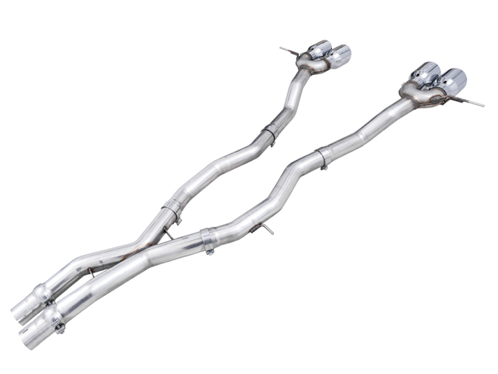 AWE Track Edition Catback Exhaust for BMW G8X M3/M4 - Chrome Silver Tips