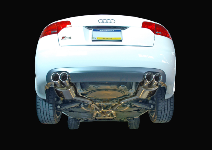 AWE Tuning Audi B7 S4 Track Edition Exhaust - Diamond Black Tips