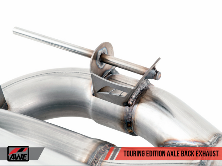 AWE Tuning BMW F3X 335i/435i Touring Edition Axle-Back Exhaust - Chrome Silver Tips (90mm)