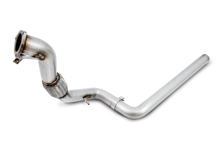 AWE Tuning Audi B9 A4 Track Edition Exhaust Dual Outlet - Chrome Silver Tips (Includes DP)