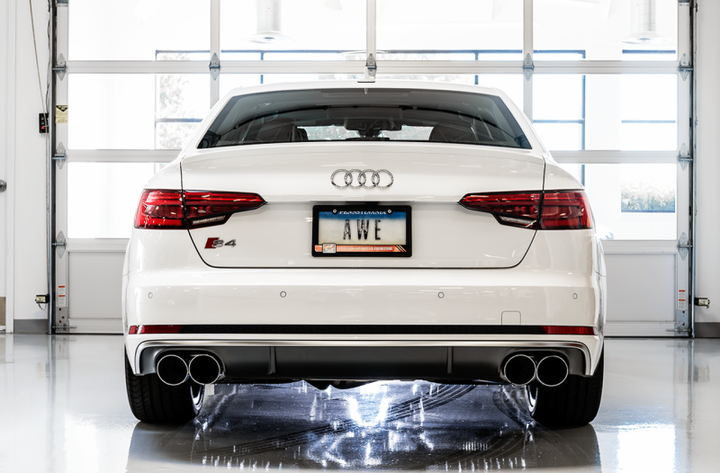 AWE Tuning Audi B9 S5 Sportback SwitchPath Exhaust - Non-Resonated (Silver 102mm Tips)