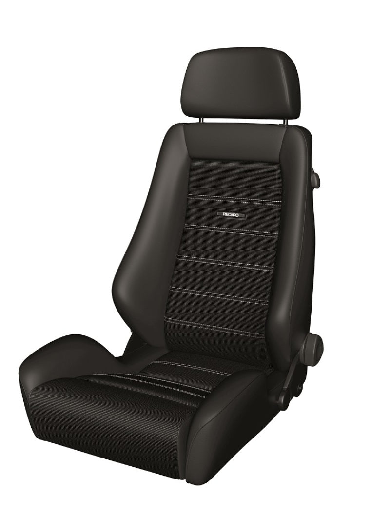 Recaro Classic LX Seat - Black Leather/Classic Corduroy