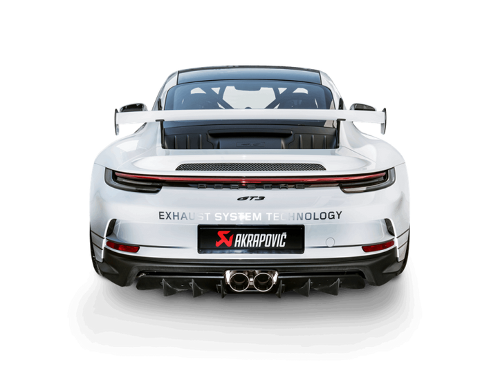 Akrapovic 21-22 Porsche 911 GT3 (992) Slip-On Race Line (Titanium) w/Titanium Tips